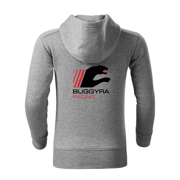 MIKINA ZIP detska sediva back - DAKAR 2022